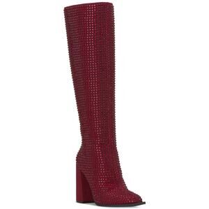 Jessica Simpson Women's Lovelly Embellished Over Knee Boot Size 8.5 Malbec  NWT
